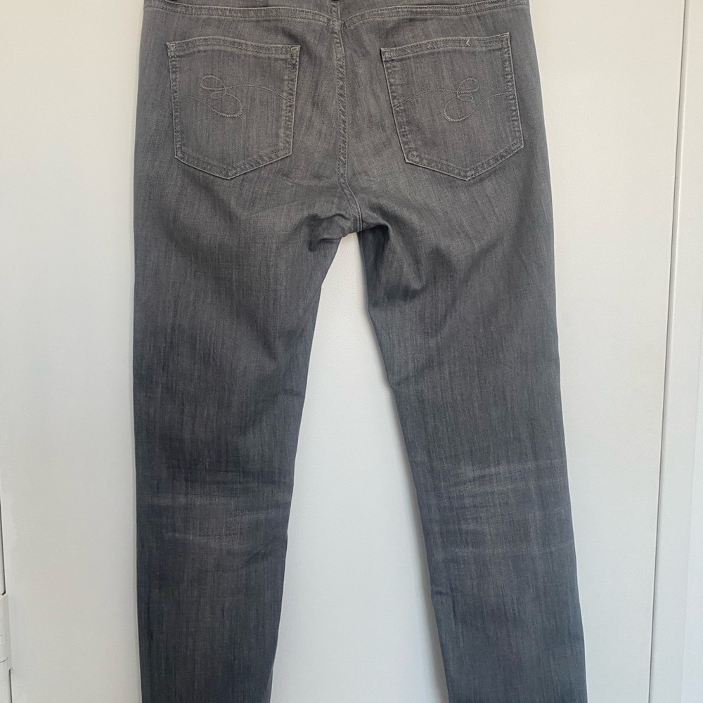 Escada  Sport Gray Denim Size 36 embellished Swarovski Crystals pants